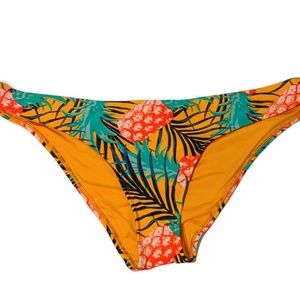 NWT aerie Swim Cheeky Pineapple Palm Bikini Bottom